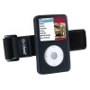 Tuneband for iPod Classic 160GB (NEWEST, Model A1238 Only), Grantwood Technology's Armband, Silicone Skin, and Screen Protector, Black