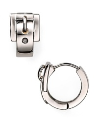 Simply designed and plated in high-shine metal, these Michael Kors buckle-detailed earrings style every look with effortless luxury. Simply designed and plated in high-shine metal, these Michael Kors buckle-detailed earrings style every look with effortless luxury.