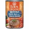 Eden Organic Refried Black Soy & Black Beans, 15-Ounce Cans (Pack of 12)