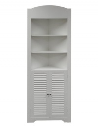Ellsworth Tall Corner Etagere - White Ellsworth Tall Corner Etagere - White