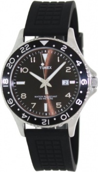 Timex Men's T2P029KW Ameritus Sport Black Sunray Dial, Black Silicone Strap Watch Timex Men's T2P029KW Ameritus Sport Black Sunray Dial, Black Silicone Strap Watch
