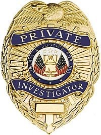 Official Private Investigator Shield Badge - Blackinton - Police Equipment Badges Official Private Investigator Shield Badge - Blackinton - Police Equipment Badges