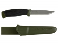 Morakniv Companion Fixed Blade Outdoor Knife with Sandvik Carbon Steel Blade, Military Green, 4.1-Inch Morakniv Companion Fixed Blade Outdoor Knife with Sandvik Carbon Steel Blade, Military Green, 4.1-Inch