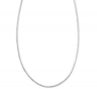 Giani Bernini Sterling Silver Necklace, 24 Square Snake Chain
