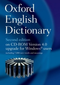 Oxford English Dictionary on CD ROM 4.0 Upgrade Oxford English Dictionary on CD ROM 4.0 Upgrade