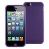 Minisuit Frost Case for iPhone 5/5S - TPU Silicone Skin Cover (Purple)