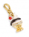 Juicy Couture Charm Hot Fudge Ice Cream Sundae Gold Charm YJRU0859