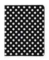 Black and White Polka Dot Pattern PU Leather Case For iPad 2