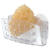 InterDesign Sink Works Sponge Holder, Clear InterDesign Sink Works Sponge Holder, Clear