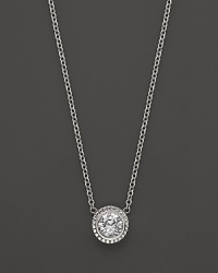 Elegant diamond pendant in 14K. white gold. Elegant diamond pendant in 14K. white gold.