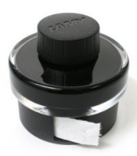 Lamy Bottled Ink 50ml with Blotting Paper-Black Lamy Bottled Ink 50ml with Blotting Paper-Black