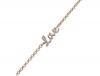 Studio Silver 18 Necklace, 18k Rose Gold over Sterling Silver Love Necklace