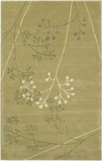 Safavieh Soho Collection SOH305E Handmade Sage New Zealand Wool Area Rug, 6 feet by 9 feet Safavieh Soho Collection SOH305E Handmade Sage New Zealand Wool Area Rug, 6 feet by 9 feet