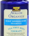 Avalon Organics Conditioner, Tea Tree Mint Treatment, 14-Ounces (Pack of 3)
