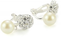 Carolee Pearl and Crystal Basics Simulated Pearl Drop Clip Earrings Carolee Pearl and Crystal Basics Simulated Pearl Drop Clip Earrings