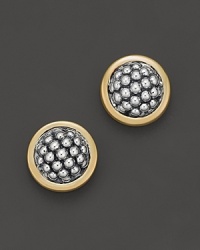 From the Lagos Caviar collection, a cute cluster of sterling silver orbs nestled in a small circular stud earring. Designed by Lagos. From the Lagos Caviar collection, a cute cluster of sterling silver orbs nestled in a small circular stud earring. Designed by Lagos.