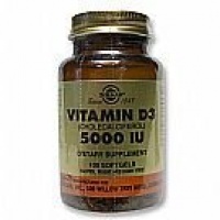 Solgar -Vitamin D3 (Cholecalciferol) 5000 IU 100 Softgels