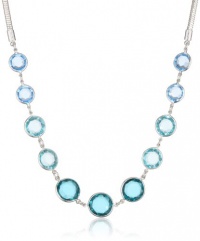 Nine West Orb Opulance Silver-Tone and Green Orbital Frontal Necklace, 18 Nine West Orb Opulance Silver-Tone and Green Orbital Frontal Necklace, 18