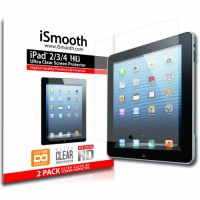 Apple iPad Screen Protector for Apple iPad 4 with Retina Display / iPad 3 / iPad 2 - NEW 2013 Ultra Premium HD Version - 2 PACK Ultra Clear - iSmooth - Lifetime Guarantee - Designed for Apple iPad 4 / iPad 3 / iPad 2 - FREE Replacement For Damaged Protect Apple iPad Screen Protector for Apple iPad 4 with Retina Display / iPad 3 / iPad 2 - NEW 2013 Ultra Premium HD Version - 2 PACK Ultra Clear - iSmooth - Lifetime Guarantee - Designed for Apple iPad 4 / iPad 3 / iPad 2 - FREE Replacement For Damaged Protect