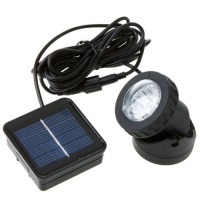 Outdoor Solar Powered LED Spotlight Lamp 6 LEDs Waterproof Available for Pool Use Outdoor Solar Powered LED Spotlight Lamp 6 LEDs Waterproof Available for Pool Use
