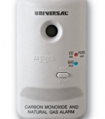 Universal Security Instruments MCN400B M Series Plug-In Carbon Monoxide and Natural Gas Alarm with 9-Volt Battery Backup