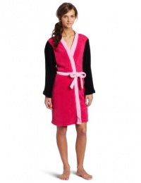 Sweet Juniors Fuchsia Color Block Kimono Robe Sweet Juniors Fuchsia Color Block Kimono Robe