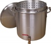 King Kooker KK120V Aluminum Boiling Pot, 120-Quart