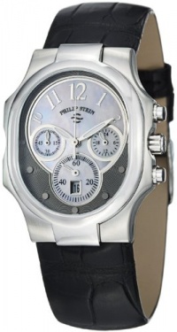 Philip Stein Classic Chrono Ladies Black Strap Watch 22-FGR-AB Philip Stein Classic Chrono Ladies Black Strap Watch 22-FGR-AB