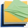 5 Extra Large Microfiber Cleaning Cloths (12 inch X 12 inch, Black Grey Green Blue Yellow)