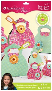 American Girl Crafts Purse Favor Boxes American Girl Crafts Purse Favor Boxes