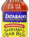 ZATARAIN'S Crab and Shrimp Boil Liquid, Concentrated, 8-Ounce (Pack of 6)