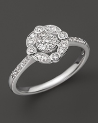 Diamonds in 14K white gold. Diamonds in 14K white gold.