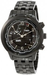 Timex World Time Charcoal Dial Men's watch #T2N614 Timex World Time Charcoal Dial Men's watch #T2N614