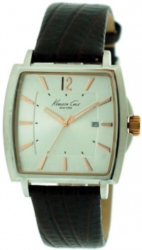 Kenneth Cole New York Leather Silver Dial Men's watch #KC1804 Kenneth Cole New York Leather Silver Dial Men's watch #KC1804