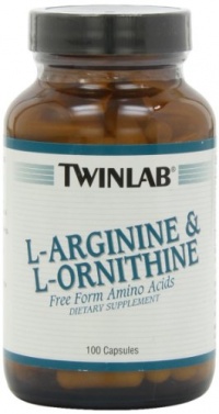 Twinlab L-Arginine and L-Ornithine, 100 Capsules (Pack of 2) Twinlab L-Arginine and L-Ornithine, 100 Capsules (Pack of 2)