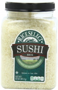 RiceSelect Sushi Rice, 32-Ounce Jars (Pack of 4) RiceSelect Sushi Rice, 32-Ounce Jars (Pack of 4)