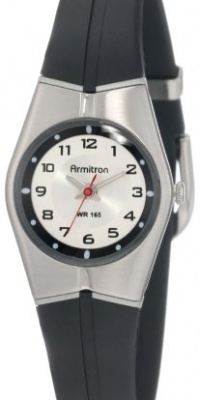 Armitron Unisex 25-6355SIL Black and Silver-Tone Easy to Read Sport Watch Armitron Unisex 25-6355SIL Black and Silver-Tone Easy to Read Sport Watch