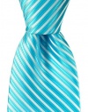 Neckties By Scott Allan - Turquoise & Silver Men's Tie