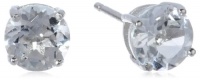 Sterling Silver 6mm Round Gemstone Solitaire Earrings Sterling Silver 6mm Round Gemstone Solitaire Earrings