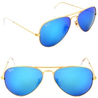 Ray-Ban RB 3025 112/17 Metal Aviator Gold / Blue Mirror Lens Ray-Ban RB 3025 112/17 Metal Aviator Gold / Blue Mirror Lens