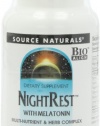 Source Naturals NightRest with Melatonin, 100 Tablets