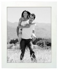 Malden Linear Wood 8x10 White Picture Frame Malden Linear Wood 8x10 White Picture Frame