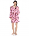 Paul Frank Women's Vintage Sport Julius Print Hoodie Robe