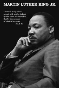 (24x36) Martin Luther King Jr. (Character Quote) Art Poster Print (24x36) Martin Luther King Jr. (Character Quote) Art Poster Print