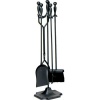 5 Piece Metal Fireplace Tool Set