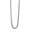 925 Silver Oxidized V Square Chain-3.0mm 18 , 20 or 24 IN