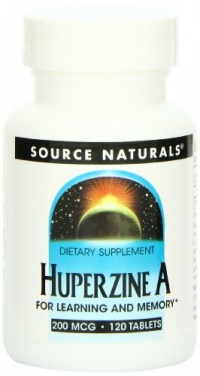 Source Naturals Huperzine A, 200mcg, 120 Tablets Source Naturals Huperzine A, 200mcg, 120 Tablets