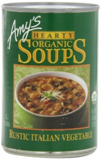 Amy's Kitchen Hearty Rustic Italian Vegetable Soup, 14.0-Ounce Cans (Pack of 12) Amy's Kitchen Hearty Rustic Italian Vegetable Soup, 14.0-Ounce Cans (Pack of 12)