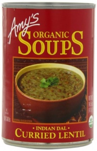 Amy's Organic Indian Dal Curried Lentil Soup, 14.5-Ounce Cans (Pack of 12) Amy's Organic Indian Dal Curried Lentil Soup, 14.5-Ounce Cans (Pack of 12)