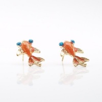 DaisyJewel Golden Fortune Fish Earrings - Mega Clearance Sale - Goldfish Koi Lucky Enamel Shimmery Orange Fish with Blue Crystal Eyes - Adventures Under the Sea Studs - For Pierced Ears - Skin-Sensitive - Inspired by Betsey Johnson Style DaisyJewel Golden Fortune Fish Earrings - Mega Clearance Sale - Goldfish Koi Lucky Enamel Shimmery Orange Fish with Blue Crystal Eyes - Adventures Under the Sea Studs - For Pierced Ears - Skin-Sensitive - Inspired by Betsey Johnson Style